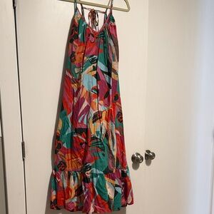 GAP Colorful Abstract Print Summer Dress - Multi